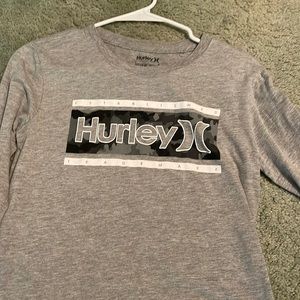 Long sleeved grey hurley shirt. Boys. Never worn.